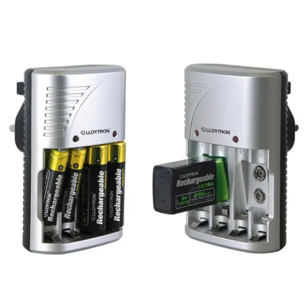 Rechargeable Batteries Charger AA/9V/AAA